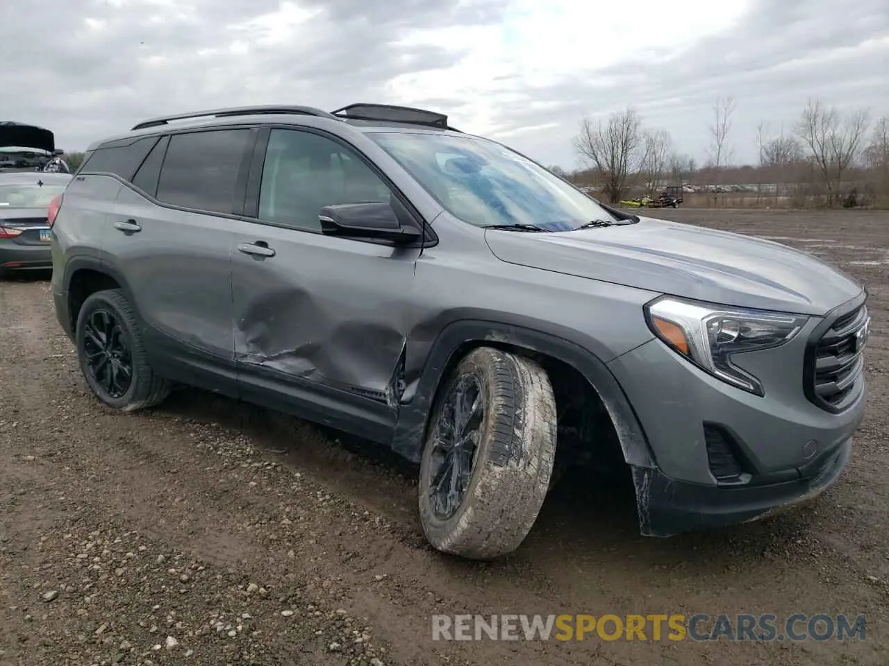 4 fotografías del automóvil dañado 3GKALMEV5LL294370 GMC TERRAIN 2020