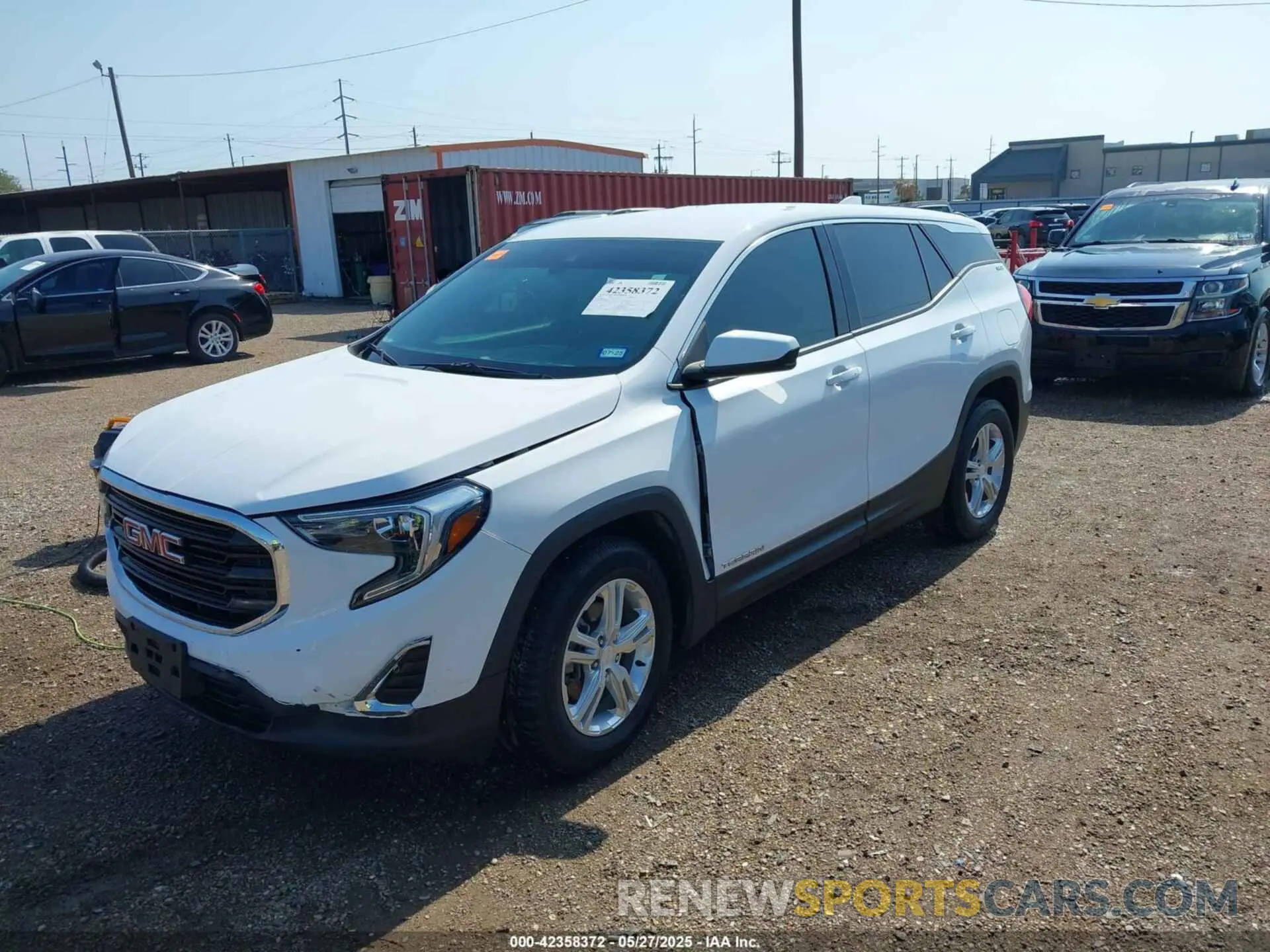 2 fotografías del automóvil dañado 3GKALMEV5LL299035 GMC TERRAIN 2020