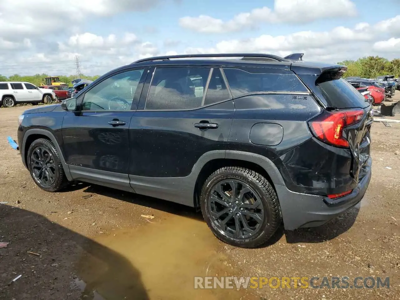 2 fotografías del automóvil dañado 3GKALMEV5LL330543 GMC TERRAIN 2020