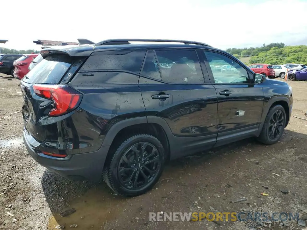3 fotografías del automóvil dañado 3GKALMEV5LL330543 GMC TERRAIN 2020