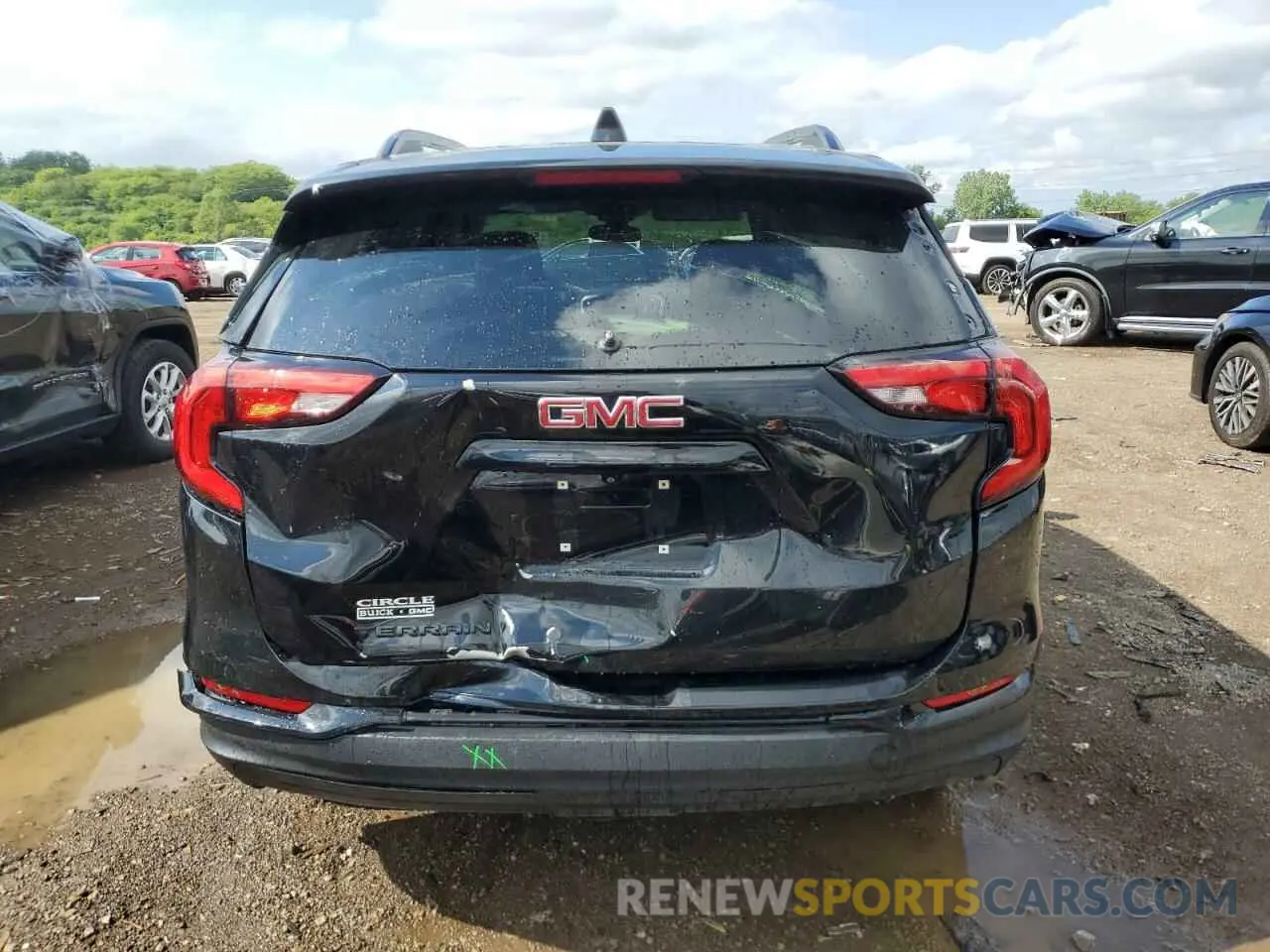 6 fotografías del automóvil dañado 3GKALMEV5LL330543 GMC TERRAIN 2020