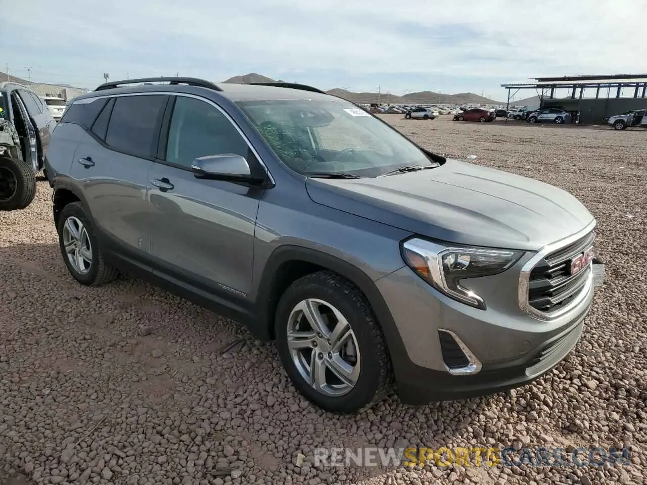 4 fotografías del automóvil dañado 3GKALMEV6LL186274 GMC TERRAIN 2020