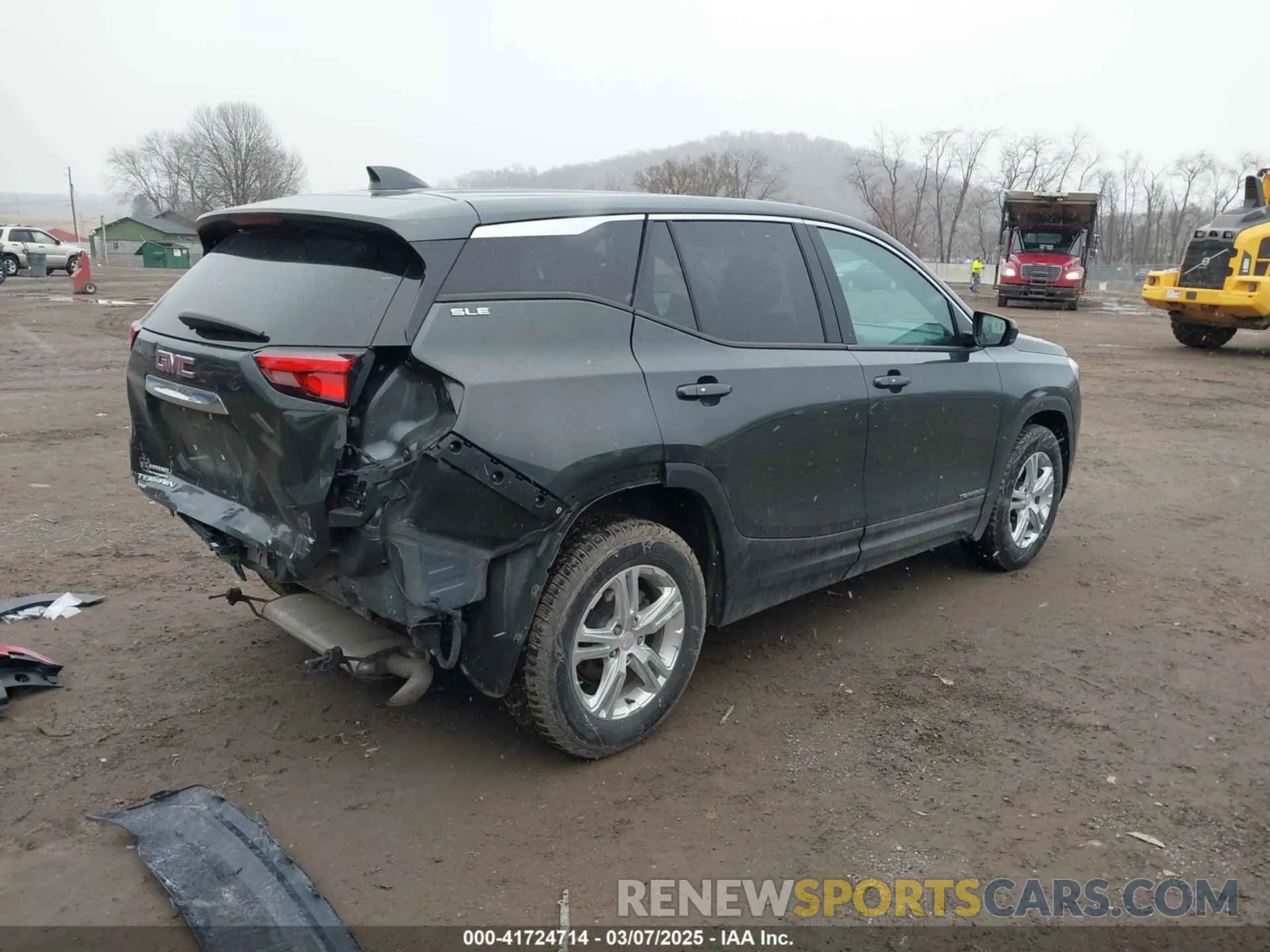 4 fotografías del automóvil dañado 3GKALMEV6LL194018 GMC TERRAIN 2020