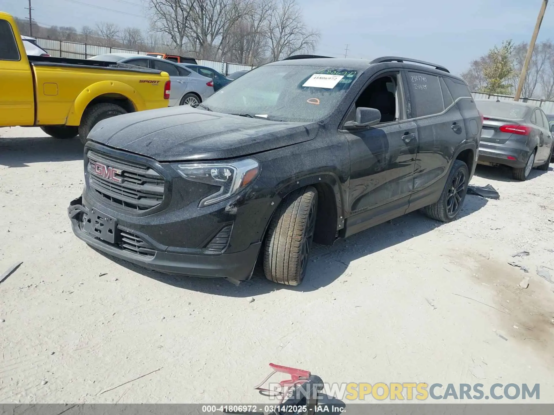 2 fotografías del automóvil dañado 3GKALMEV6LL198876 GMC TERRAIN 2020