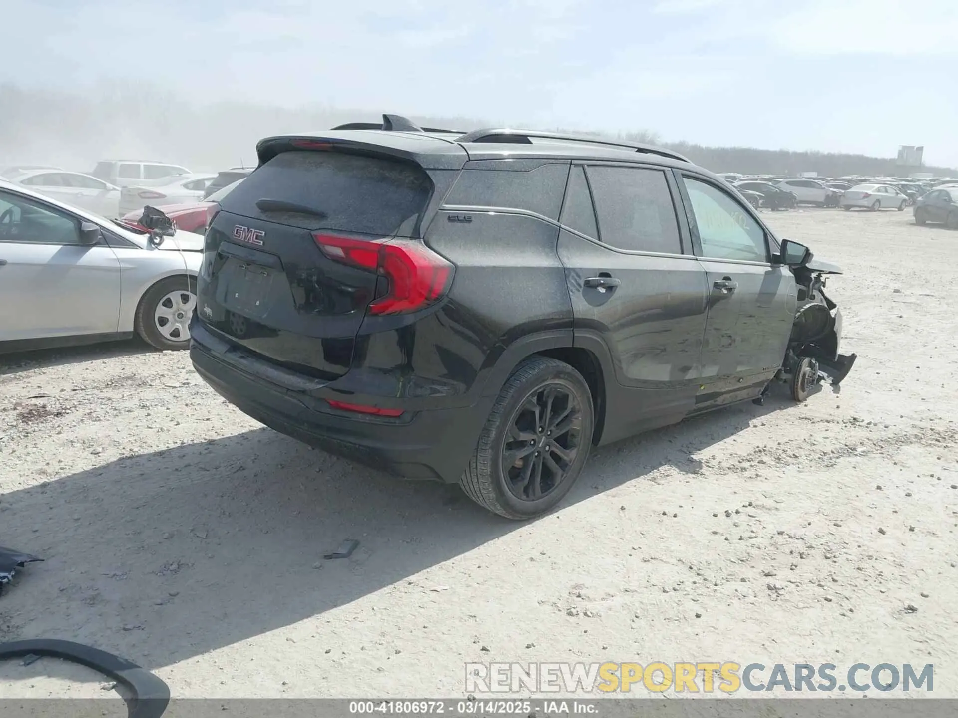4 fotografías del automóvil dañado 3GKALMEV6LL198876 GMC TERRAIN 2020