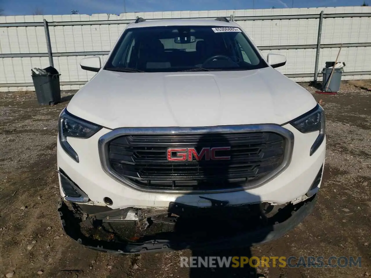 5 fotografías del automóvil dañado 3GKALMEV7LL116217 GMC TERRAIN 2020