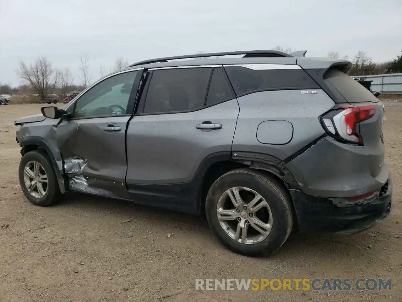 2 fotografías del automóvil dañado 3GKALMEV7LL139366 GMC TERRAIN 2020