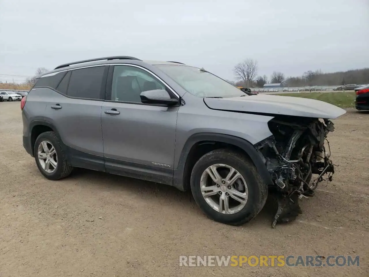 4 fotografías del automóvil dañado 3GKALMEV7LL139366 GMC TERRAIN 2020