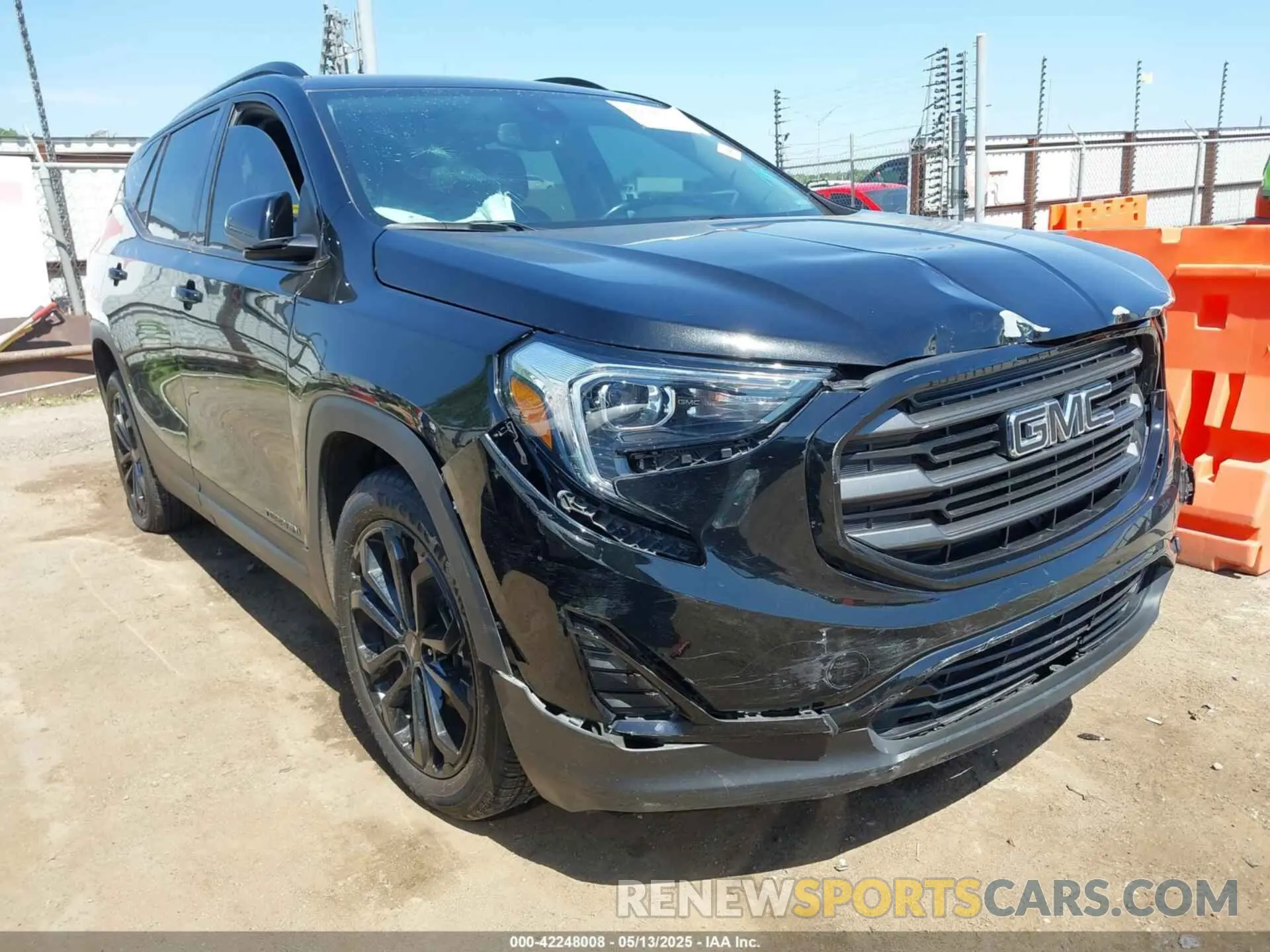 1 fotografías del automóvil dañado 3GKALMEV7LL261726 GMC TERRAIN 2020
