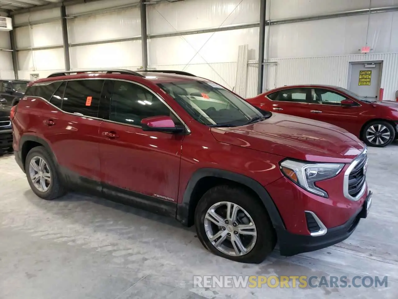 4 fotografías del automóvil dañado 3GKALMEV9LL157383 GMC TERRAIN 2020