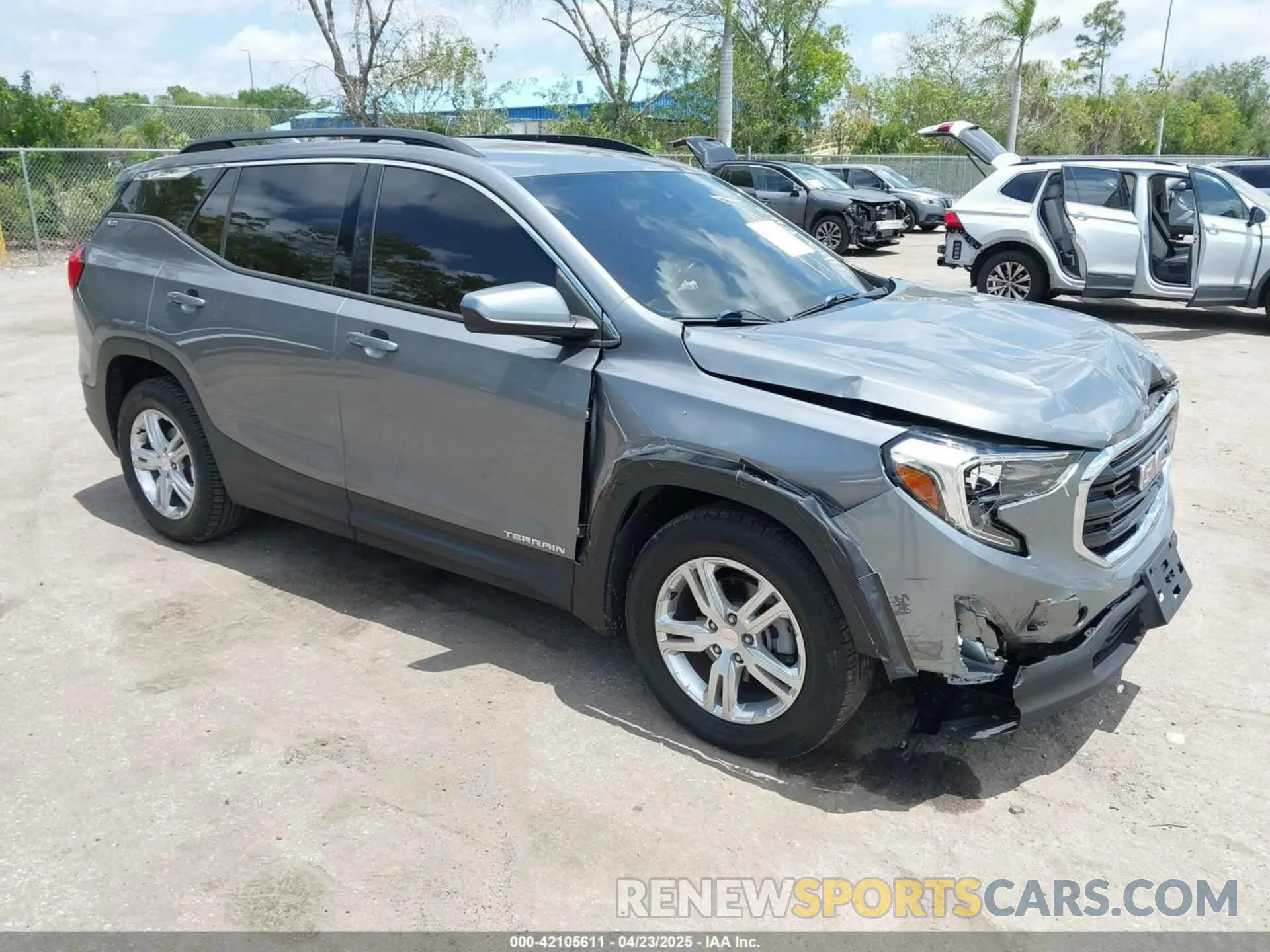 1 fotografías del automóvil dañado 3GKALMEV9LL187161 GMC TERRAIN 2020