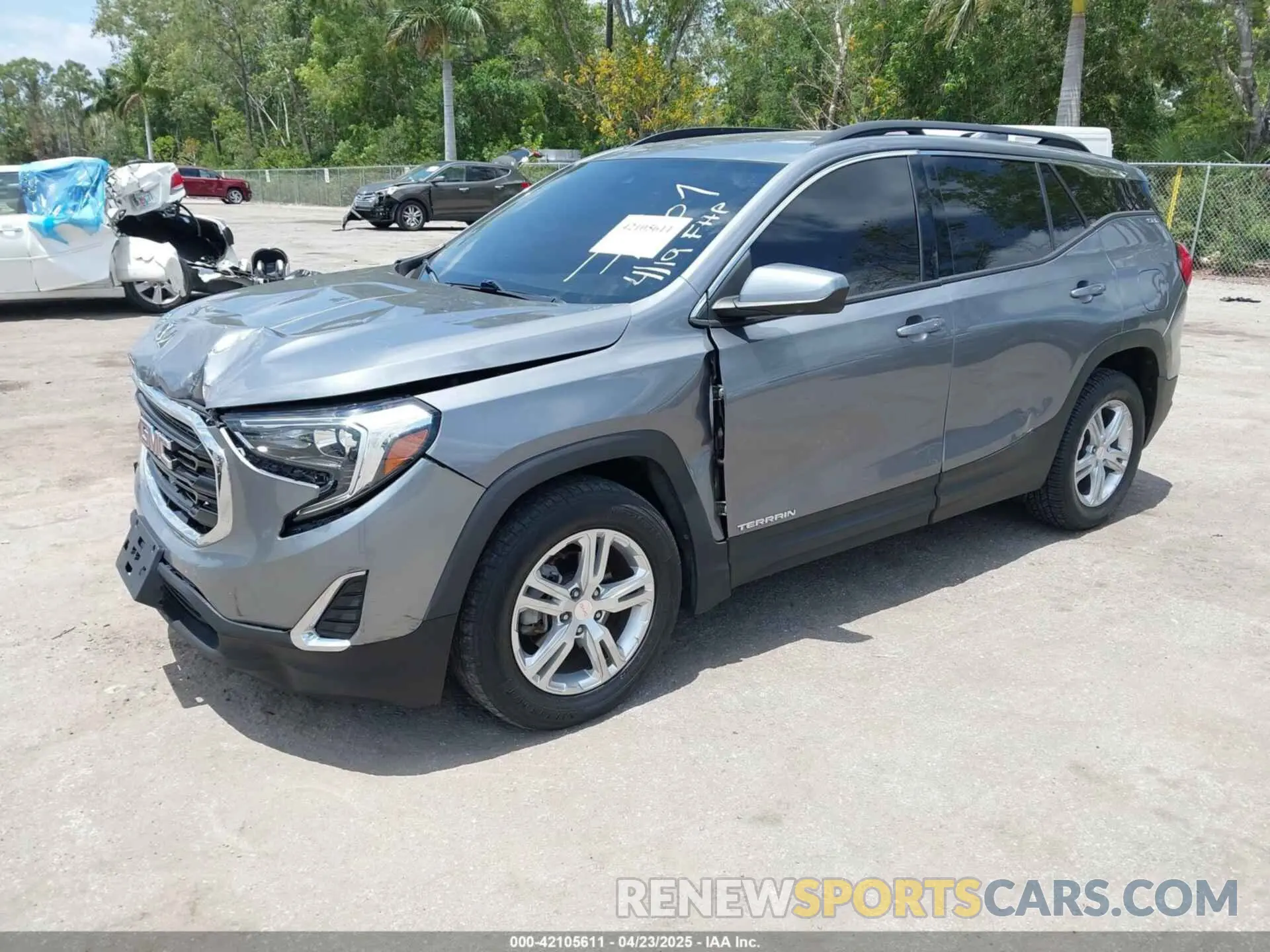 2 fotografías del automóvil dañado 3GKALMEV9LL187161 GMC TERRAIN 2020
