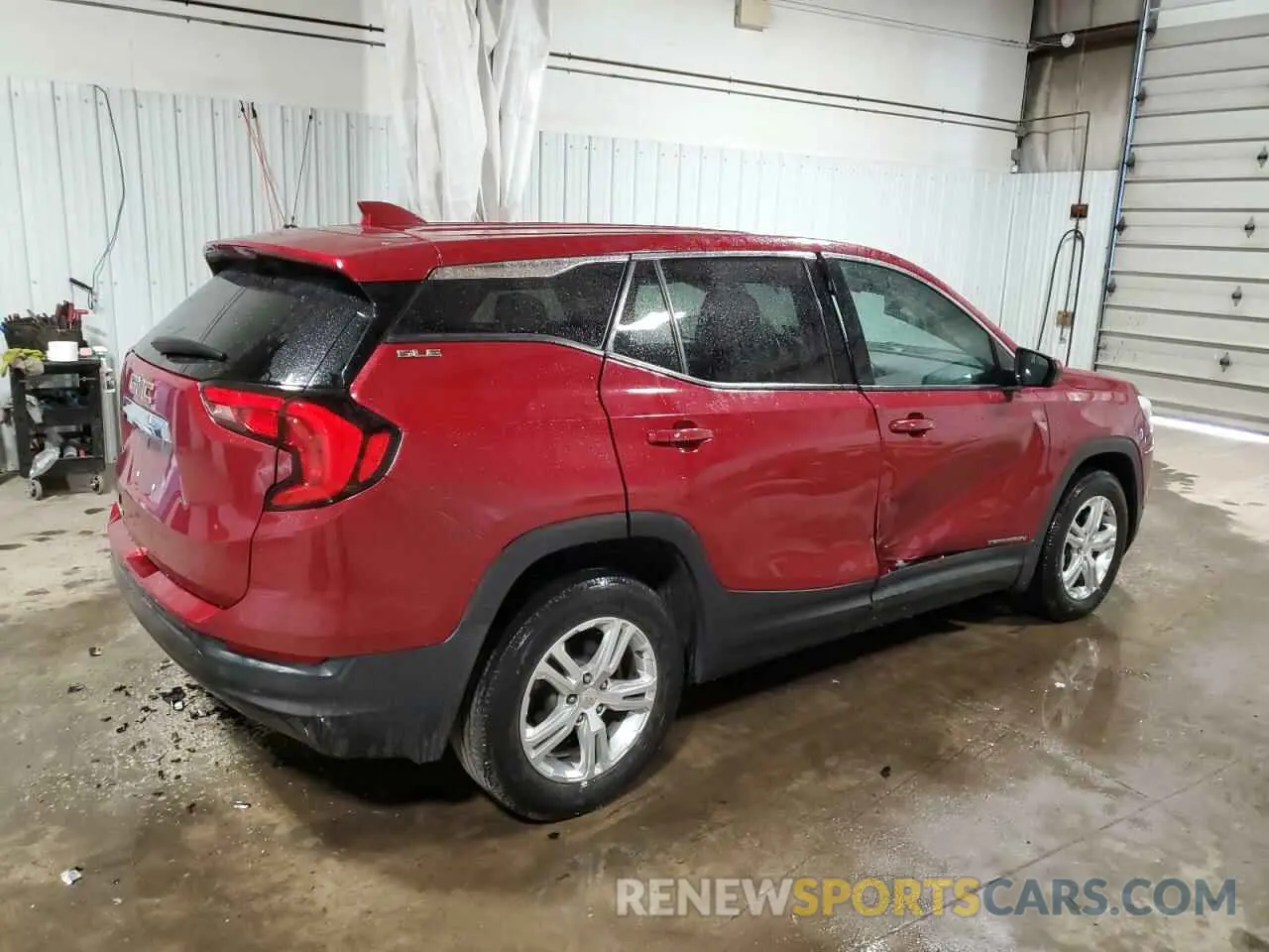 3 fotografías del automóvil dañado 3GKALMEV9LL202659 GMC TERRAIN 2020