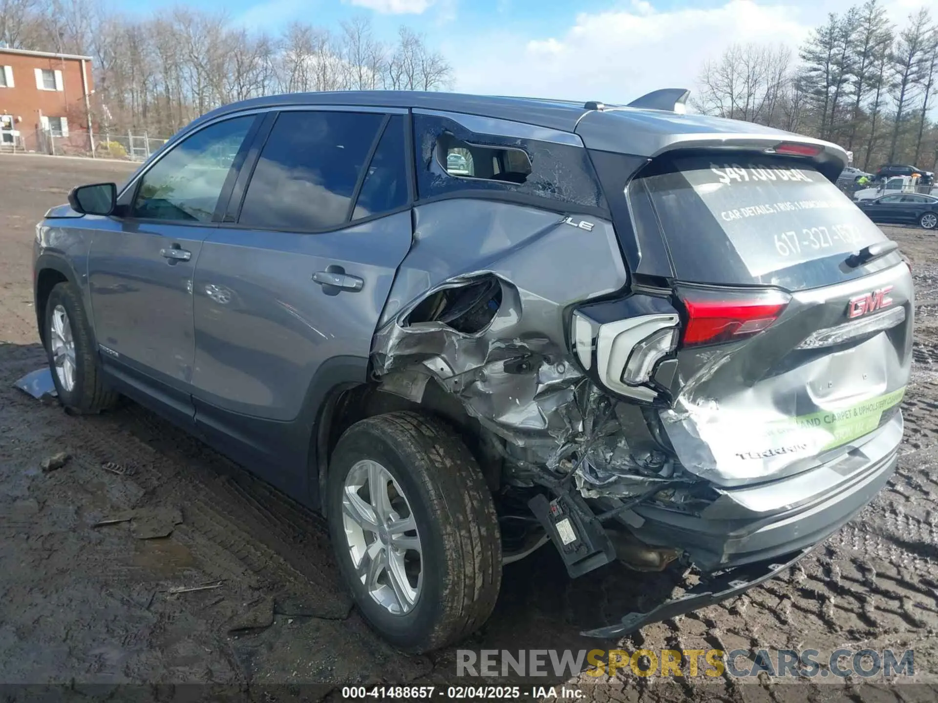 3 fotografías del automóvil dañado 3GKALMEV9LL235712 GMC TERRAIN 2020