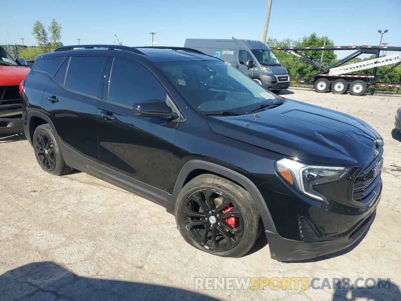 4 fotografías del automóvil dañado 3GKALMEVXLL106300 GMC TERRAIN 2020
