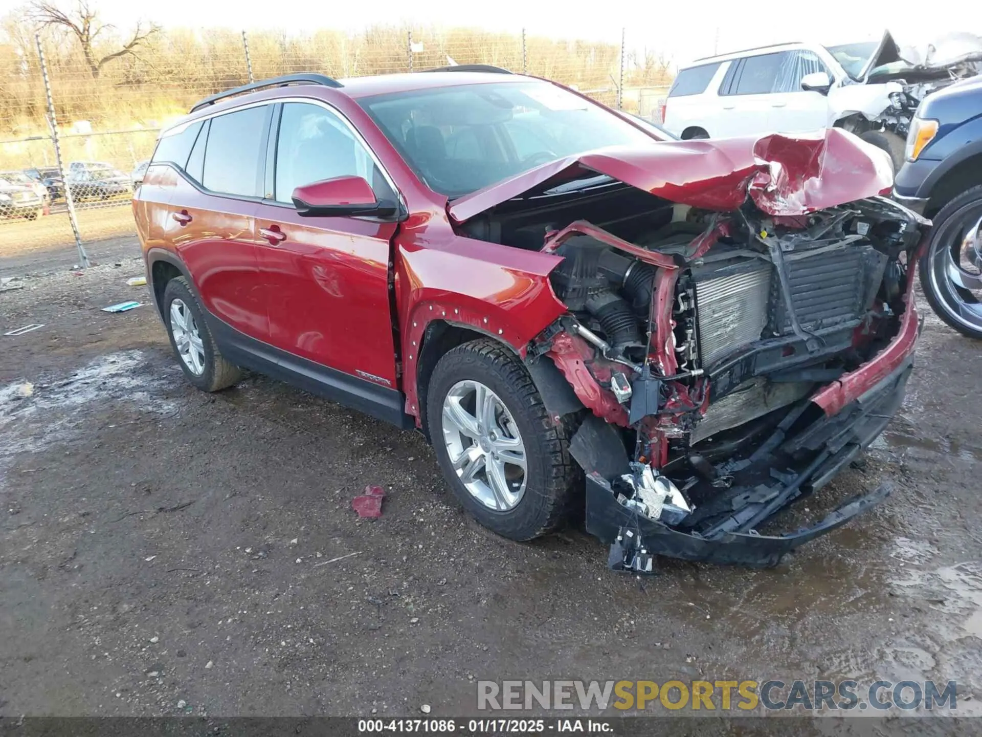 1 fotografías del automóvil dañado 3GKALMEVXLL193051 GMC TERRAIN 2020