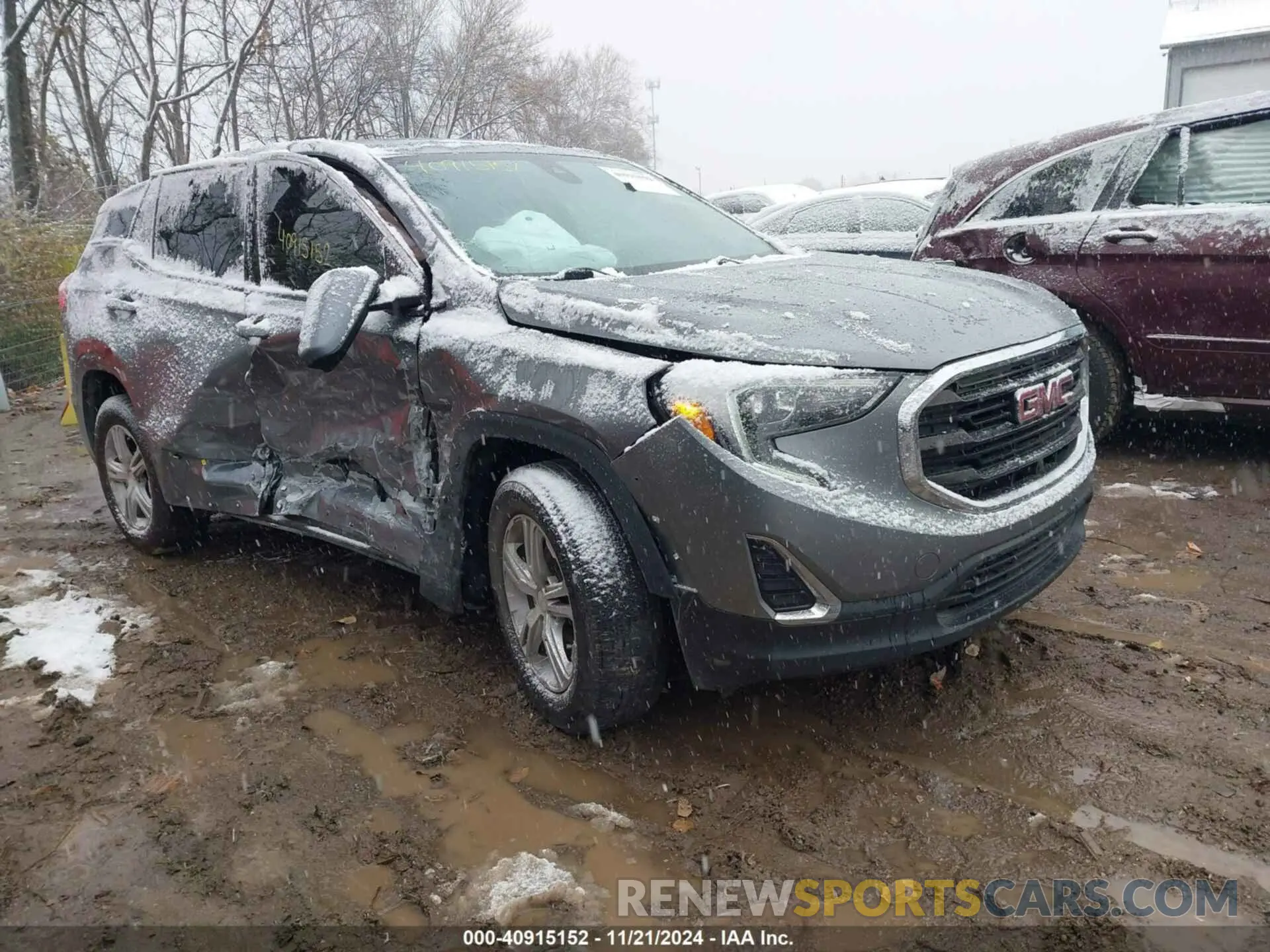 1 fotografías del automóvil dañado 3GKALMEVXLL196807 GMC TERRAIN 2020