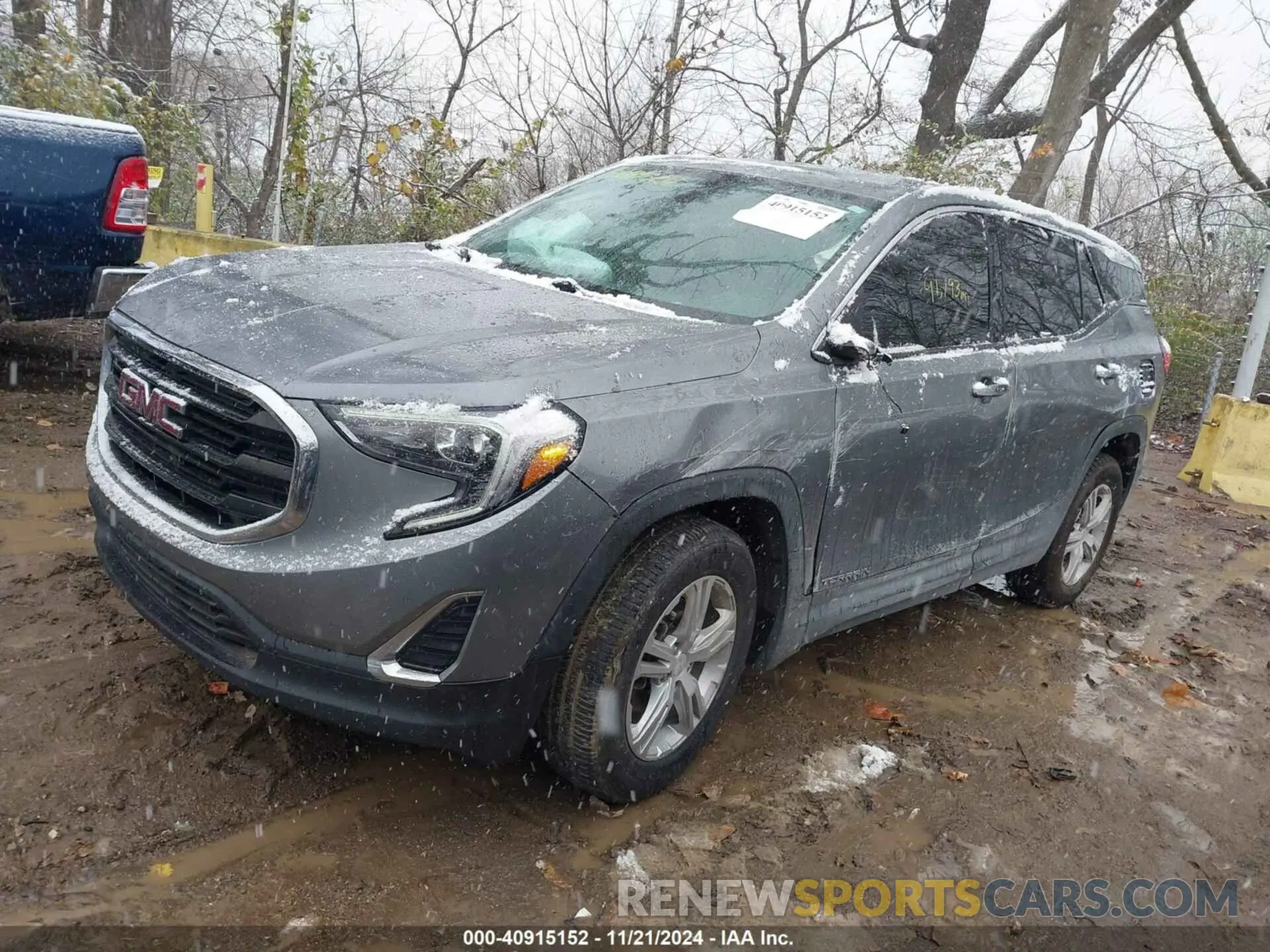 2 fotografías del automóvil dañado 3GKALMEVXLL196807 GMC TERRAIN 2020