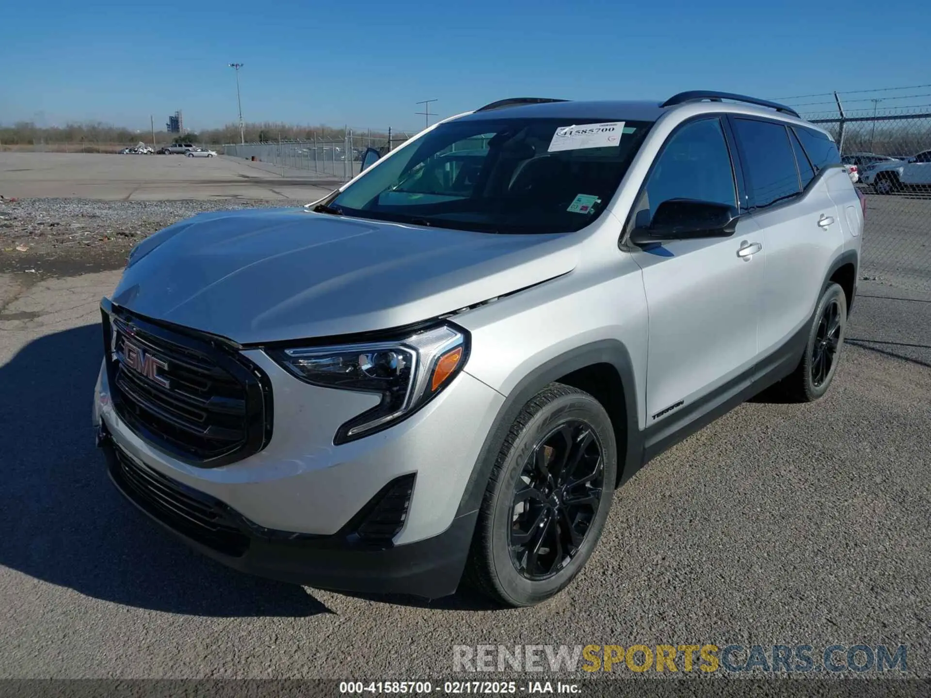 2 fotografías del automóvil dañado 3GKALMEVXLL307890 GMC TERRAIN 2020