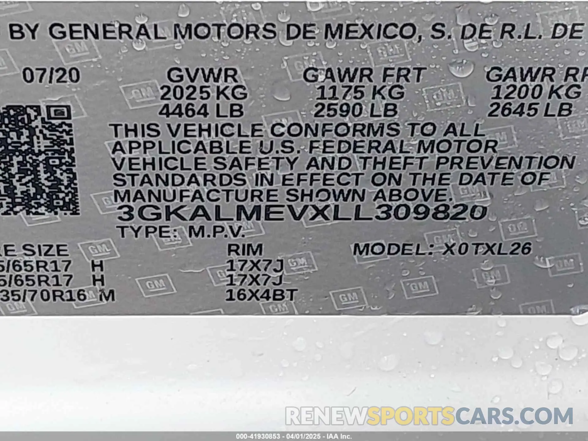 9 fotografías del automóvil dañado 3GKALMEVXLL309820 GMC TERRAIN 2020