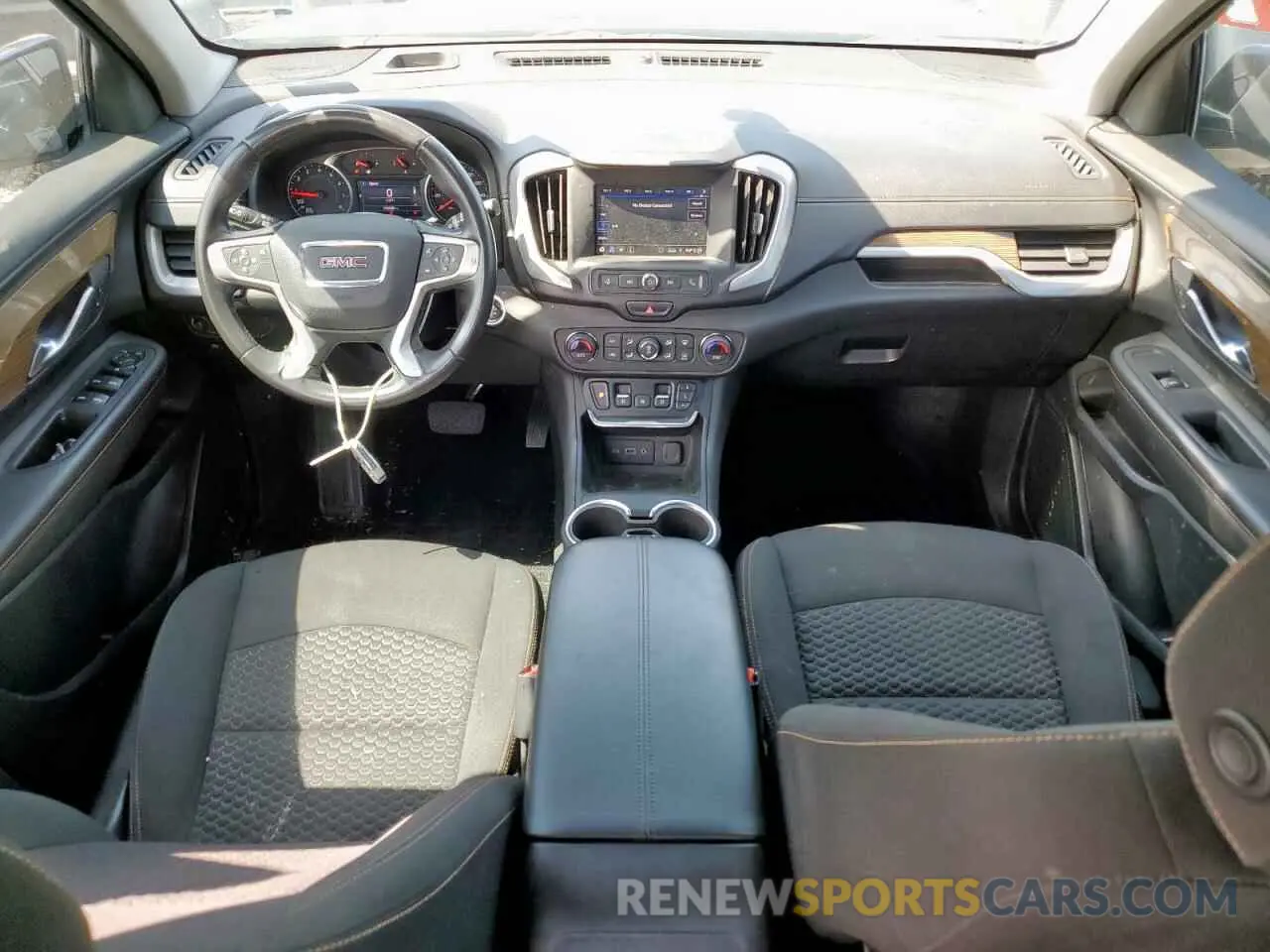 8 fotografías del automóvil dañado 3GKALMEVXLL310711 GMC TERRAIN 2020