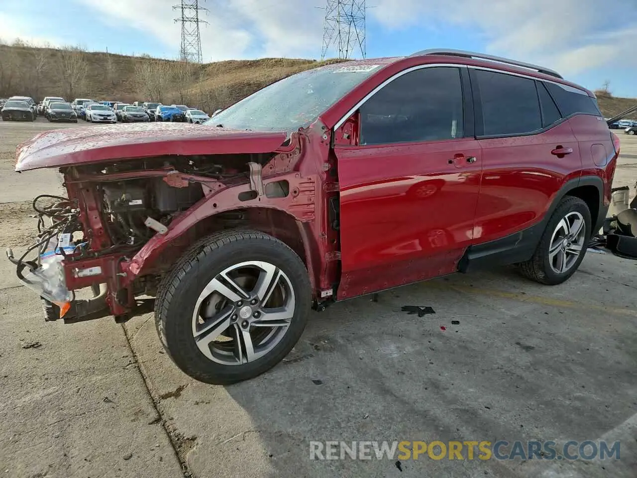 1 fotografías del automóvil dañado 3GKALPEV0LL223255 GMC TERRAIN 2020