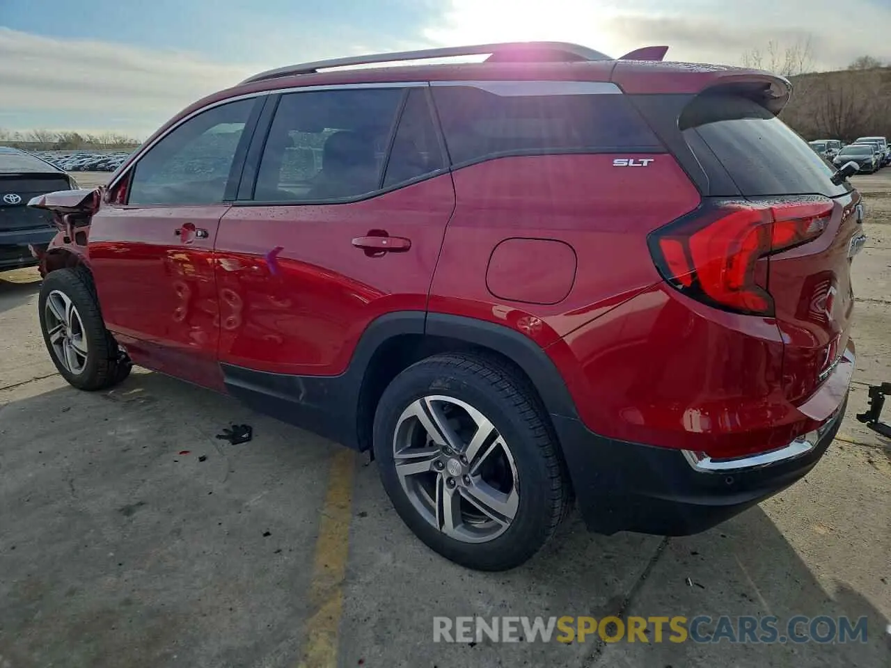 2 fotografías del automóvil dañado 3GKALPEV0LL223255 GMC TERRAIN 2020