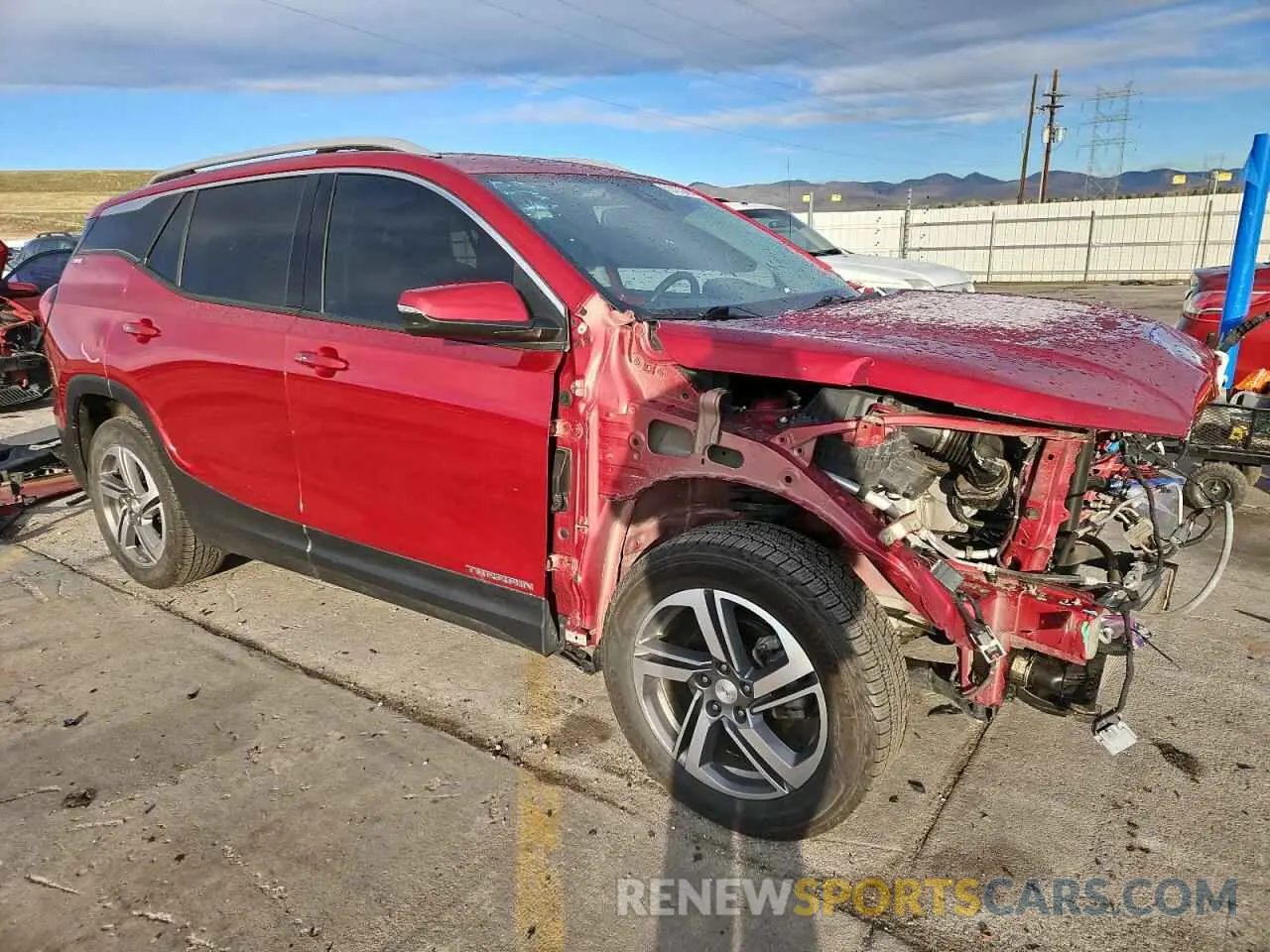 4 fotografías del automóvil dañado 3GKALPEV0LL223255 GMC TERRAIN 2020