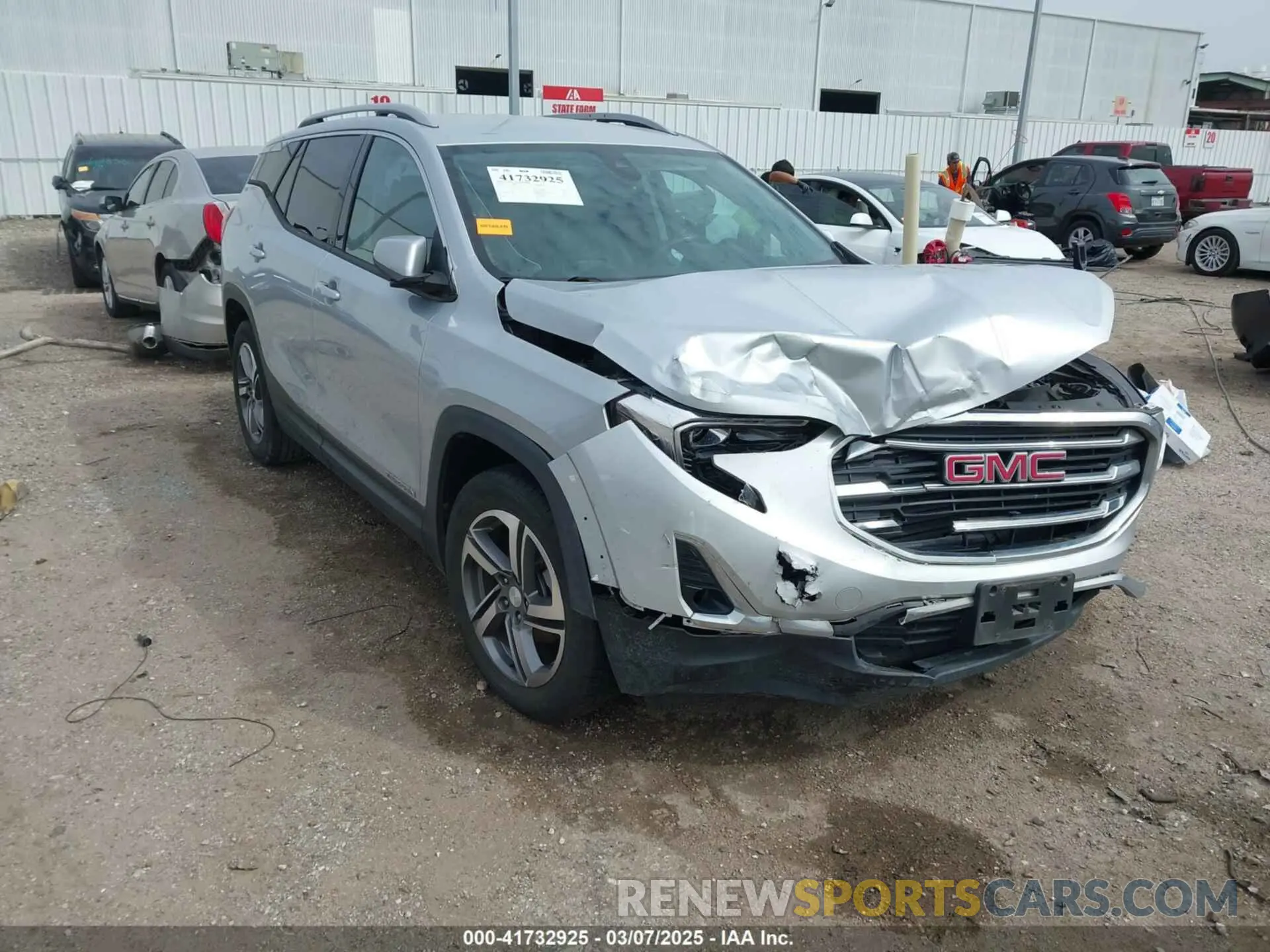 1 fotografías del automóvil dañado 3GKALPEV1LL294335 GMC TERRAIN 2020