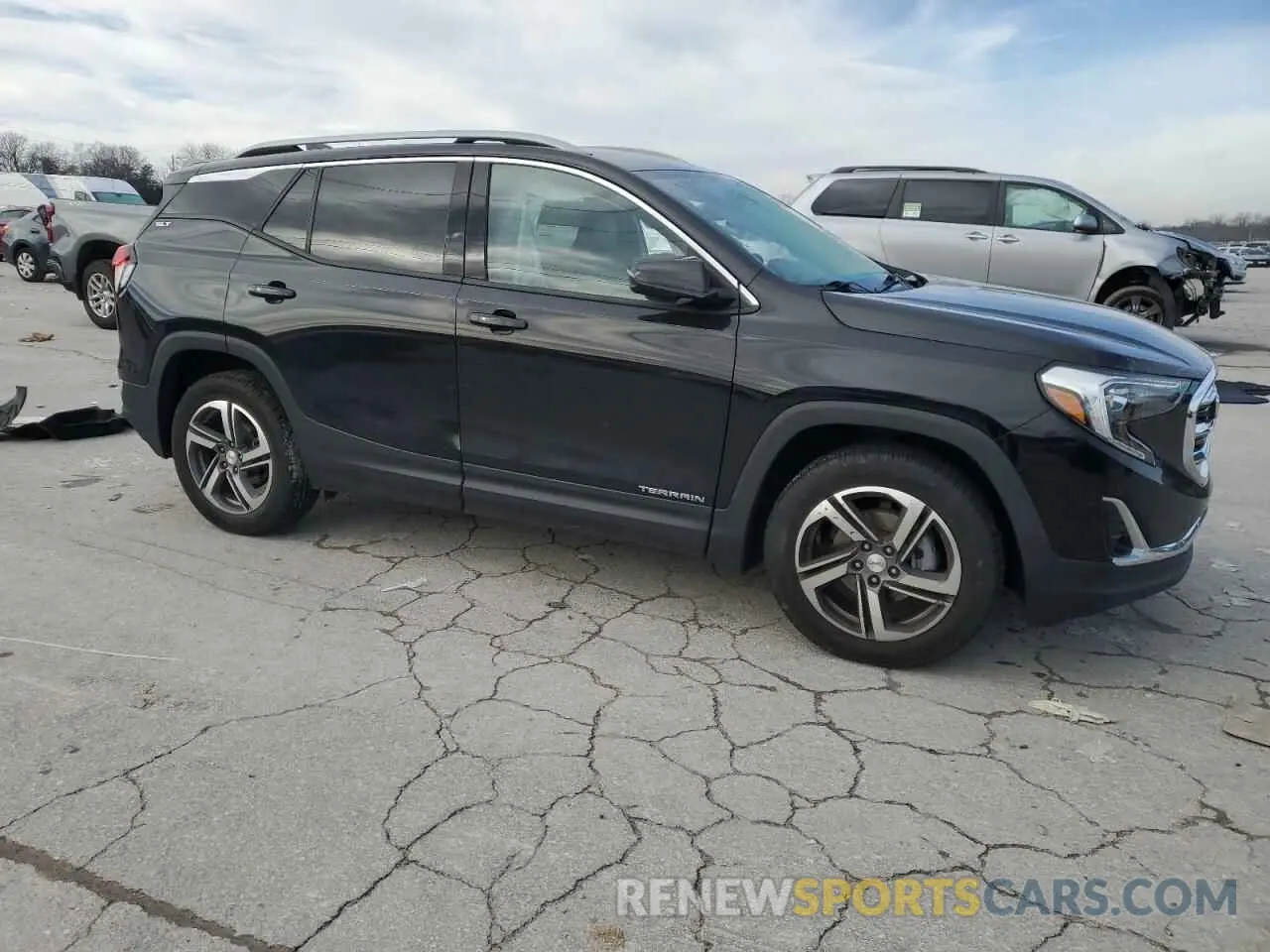 4 fotografías del automóvil dañado 3GKALPEV2LL121018 GMC TERRAIN 2020