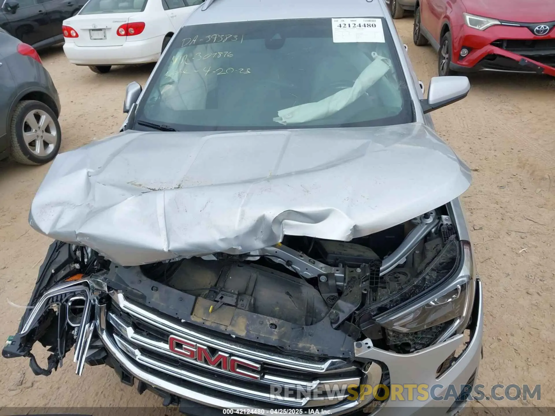 12 fotografías del automóvil dañado 3GKALPEV3LL307876 GMC TERRAIN 2020