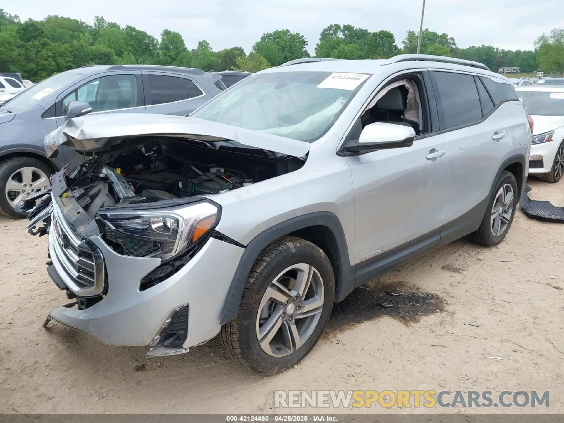 2 fotografías del automóvil dañado 3GKALPEV3LL307876 GMC TERRAIN 2020