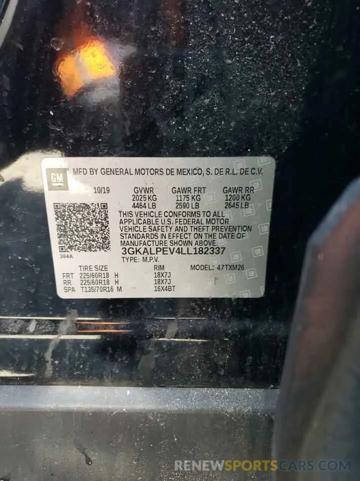 15 fotografías del automóvil dañado 3GKALPEV4LL182337 GMC TERRAIN 2020