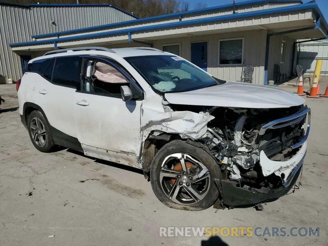 4 fotografías del automóvil dañado 3GKALPEV4LL301469 GMC TERRAIN 2020