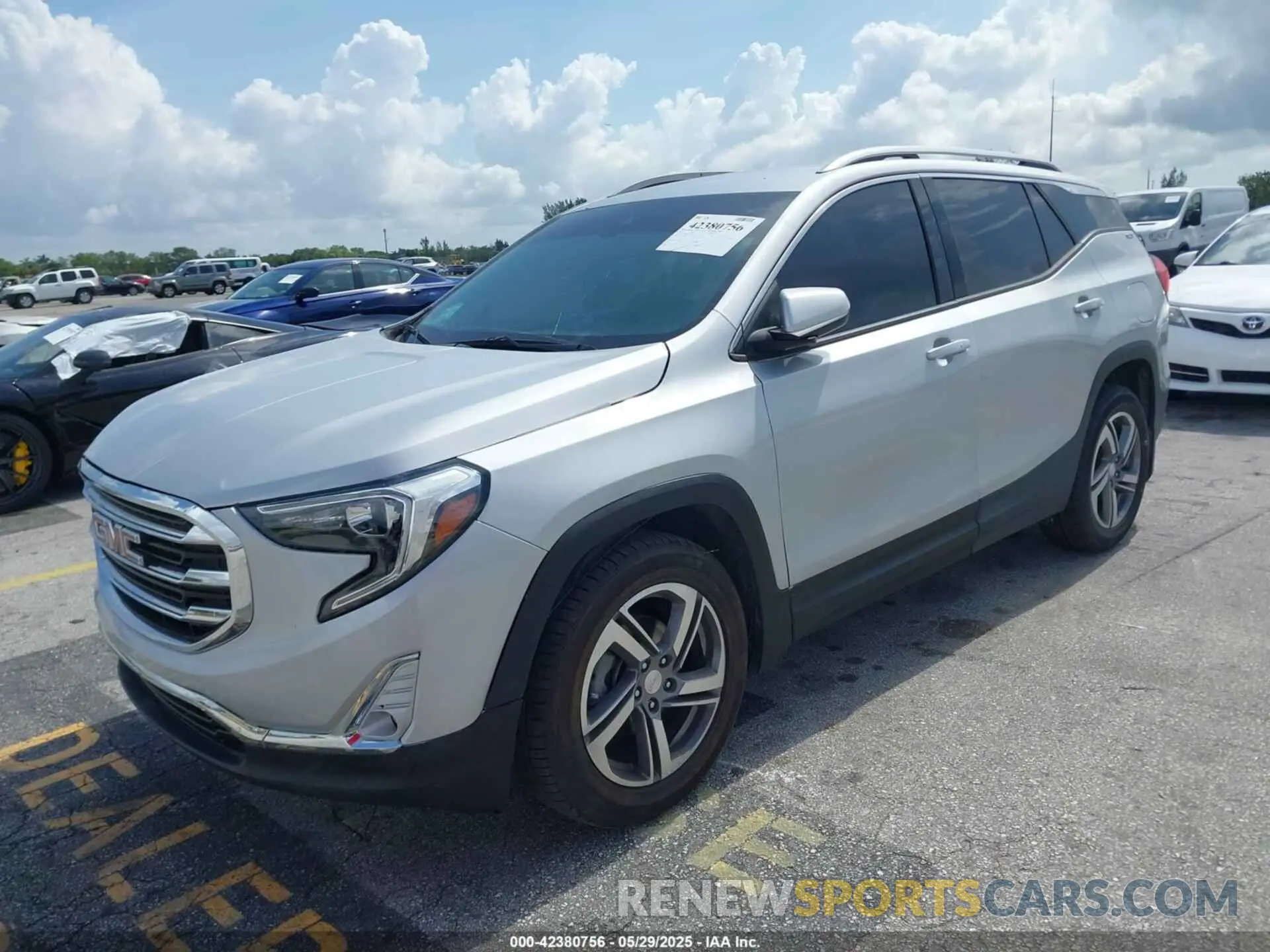 2 fotografías del automóvil dañado 3GKALPEV9LL300513 GMC TERRAIN 2020