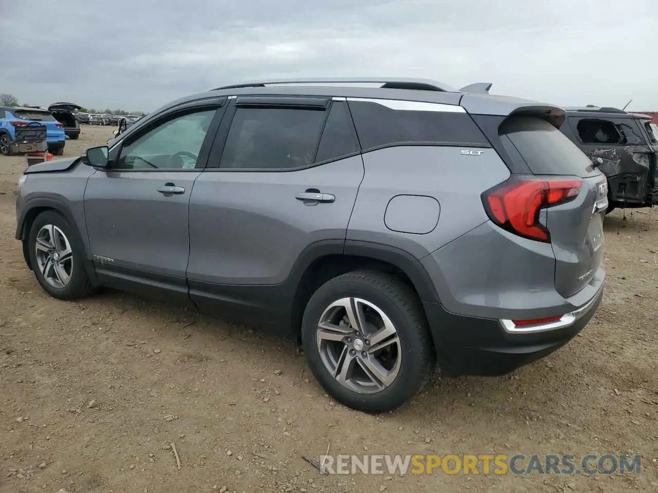 2 fotografías del automóvil dañado 3GKALPEV9LL311091 GMC TERRAIN 2020