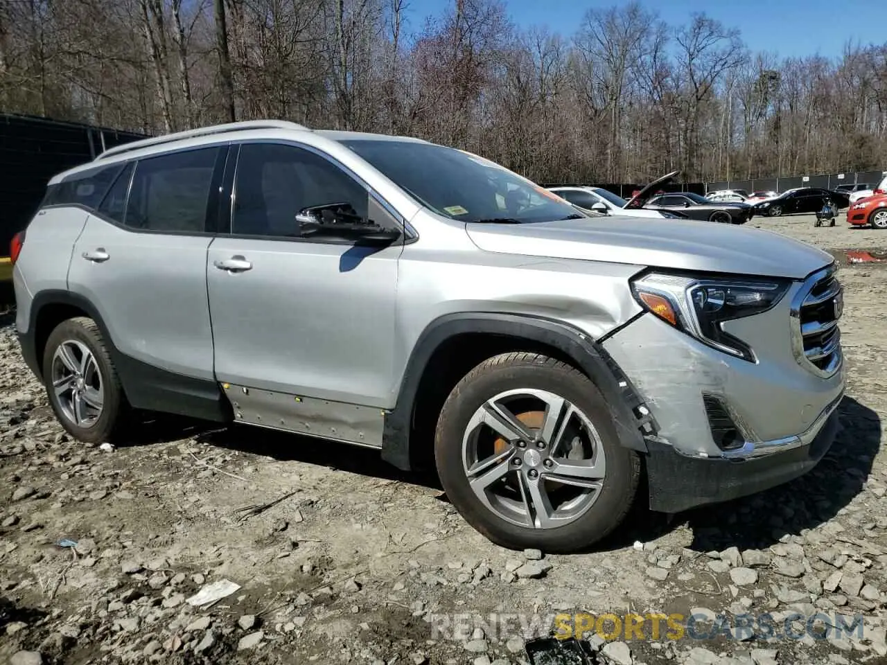 4 fotografías del automóvil dañado 3GKALPEVXLL105391 GMC TERRAIN 2020