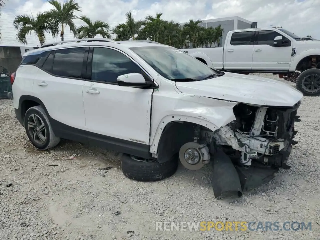 4 fotografías del automóvil dañado 3GKALPEVXLL167311 GMC TERRAIN 2020