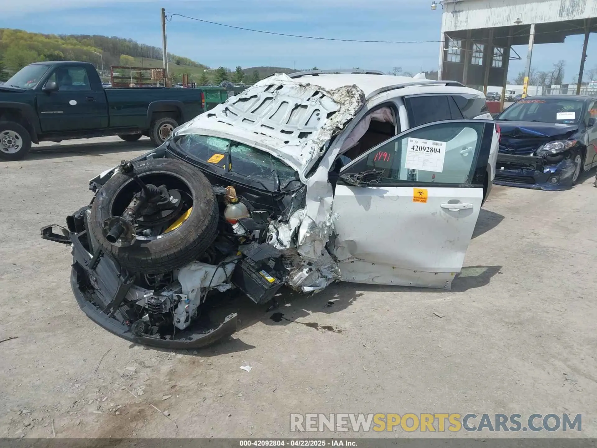 2 fotografías del automóvil dañado 3GKALPEVXLL341491 GMC TERRAIN 2020