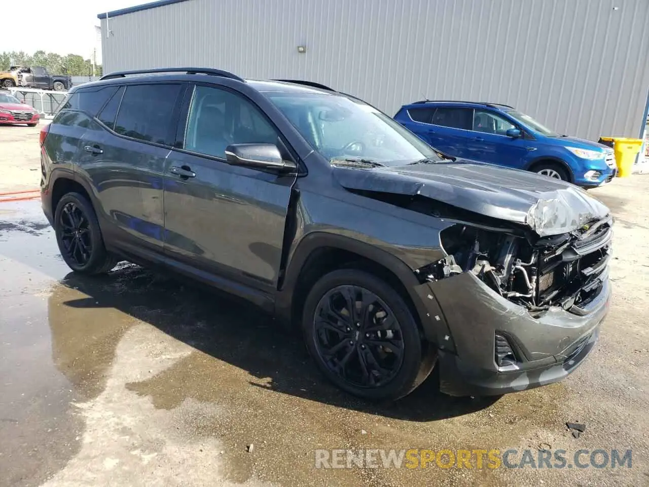 4 fotografías del automóvil dañado 3GKALPEX2LL133350 GMC TERRAIN 2020