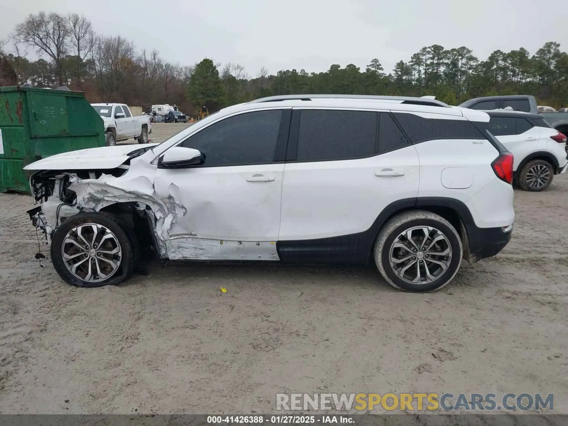 14 fotografías del automóvil dañado 3GKALPEX4LL274470 GMC TERRAIN 2020