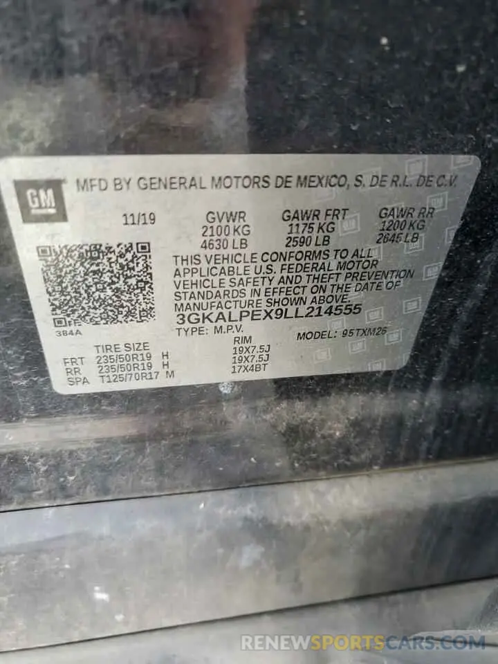 13 fotografías del automóvil dañado 3GKALPEX9LL214555 GMC TERRAIN 2020