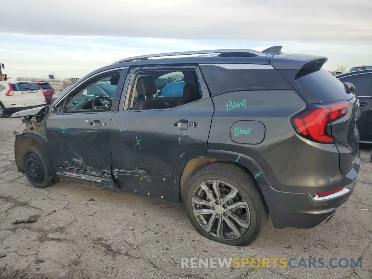 2 fotografías del automóvil dañado 3GKALSEX7LL144833 GMC TERRAIN 2020