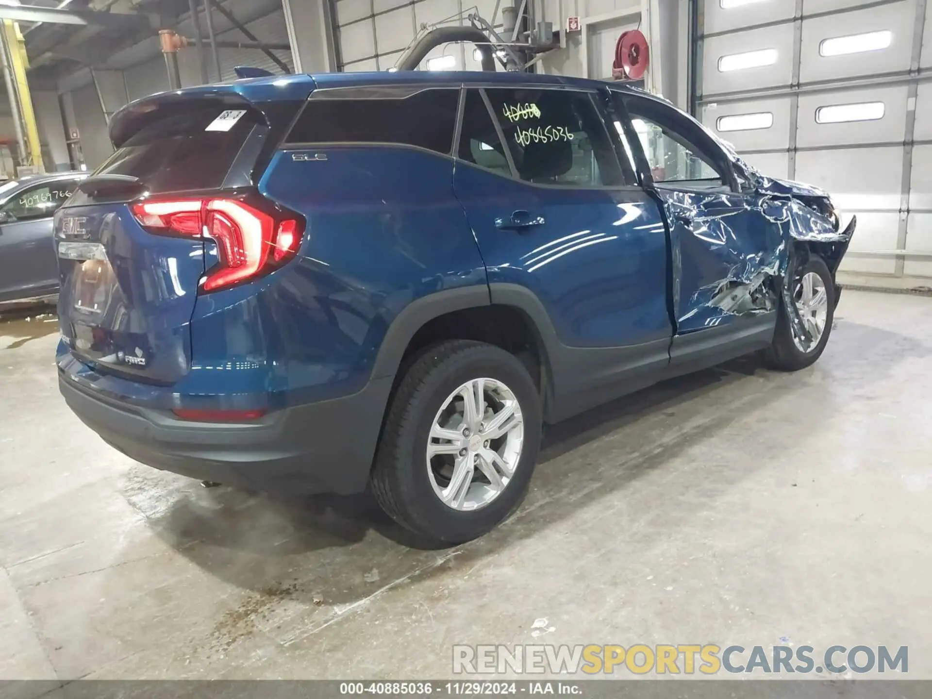 4 fotografías del automóvil dañado 3GKALTEV0LL283996 GMC TERRAIN 2020