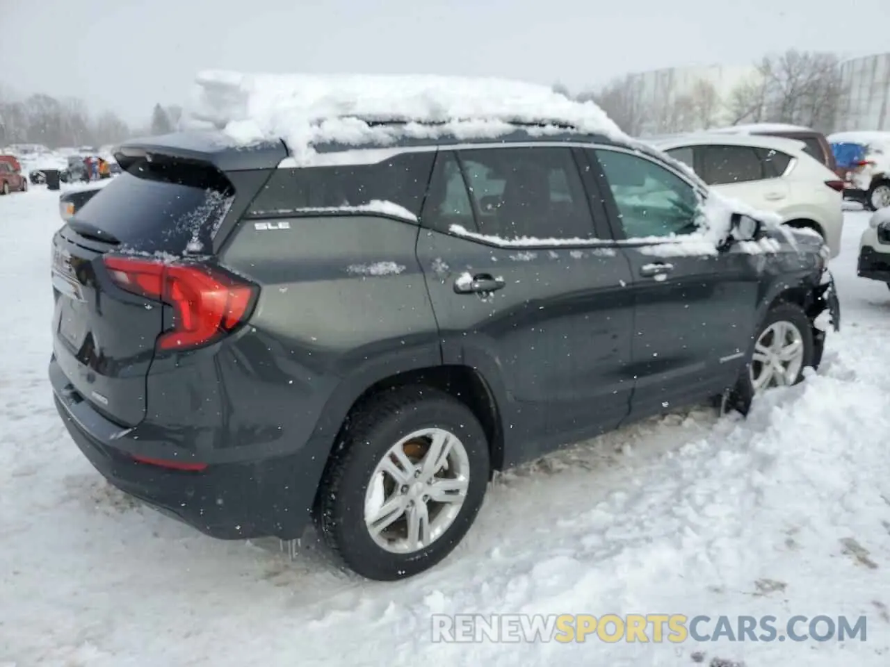 3 fotografías del automóvil dañado 3GKALTEV1LL174270 GMC TERRAIN 2020