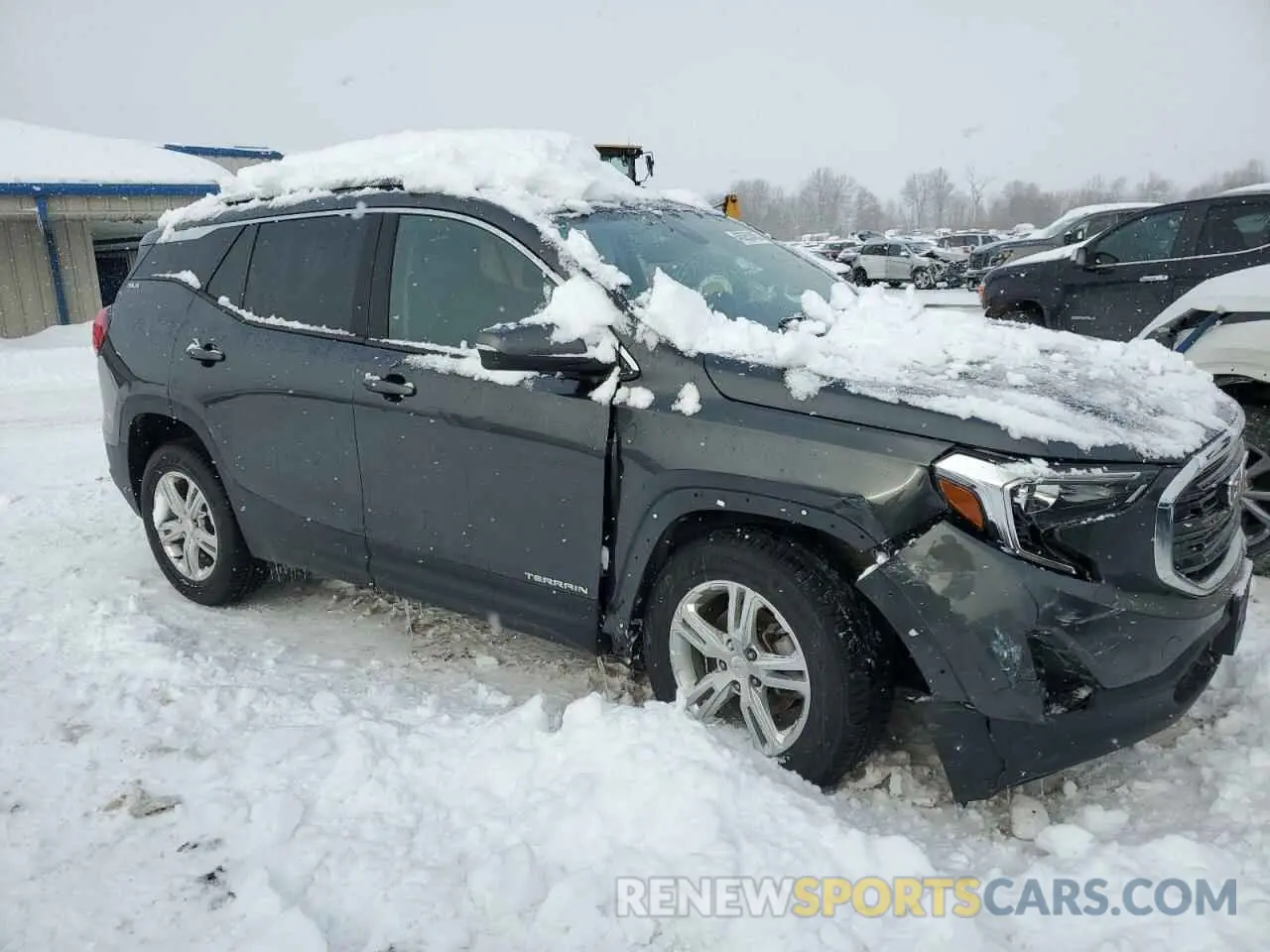 4 fotografías del automóvil dañado 3GKALTEV1LL174270 GMC TERRAIN 2020