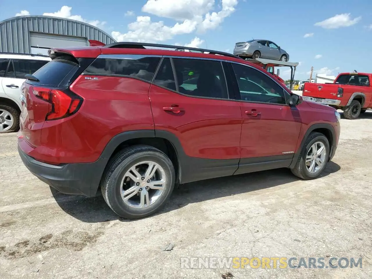 3 fotografías del automóvil dañado 3GKALTEV2LL129810 GMC TERRAIN 2020
