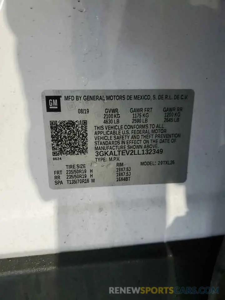 13 fotografías del automóvil dañado 3GKALTEV2LL132349 GMC TERRAIN 2020