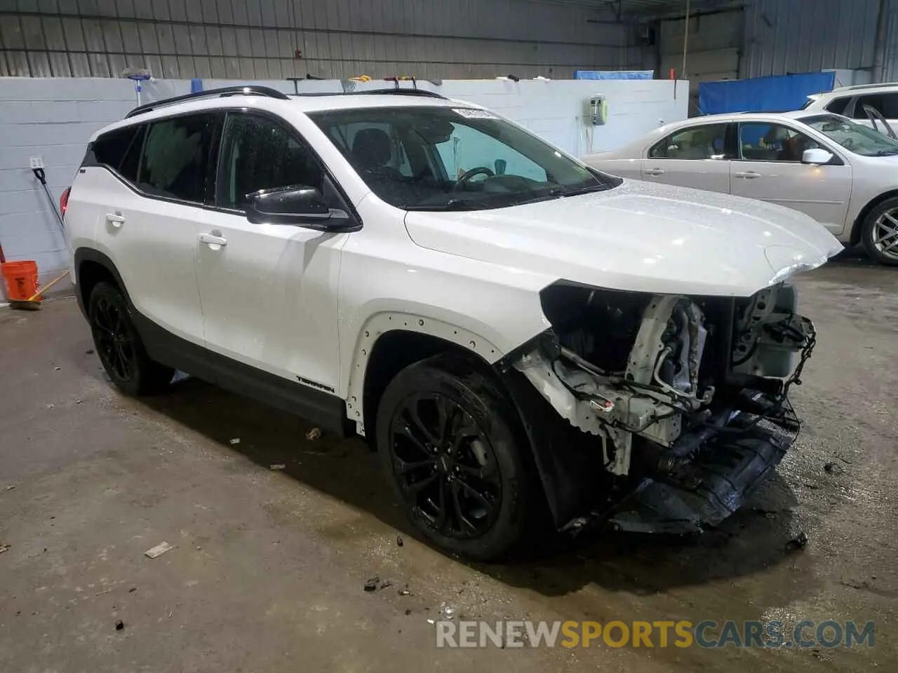 4 fotografías del automóvil dañado 3GKALTEV2LL132349 GMC TERRAIN 2020