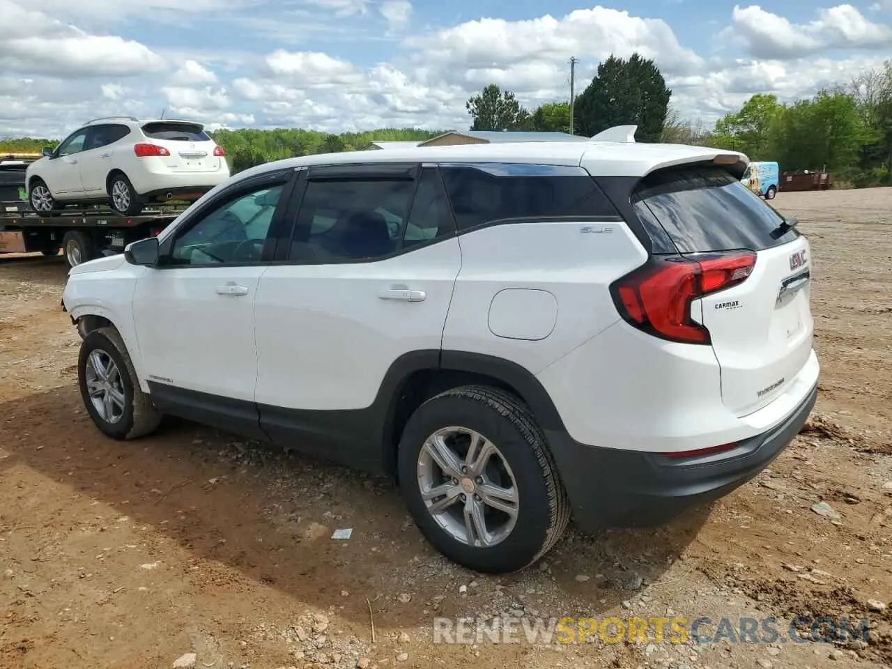 2 fotografías del automóvil dañado 3GKALTEV4LL139660 GMC TERRAIN 2020